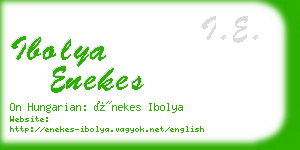 ibolya enekes business card